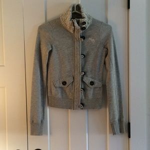 Abercrombie zip up sweater